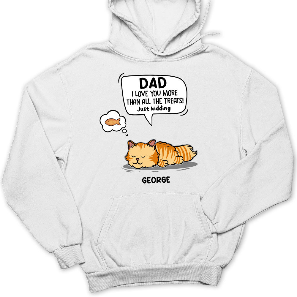 Cat Just Kidding - Personalized Custom Hoodie