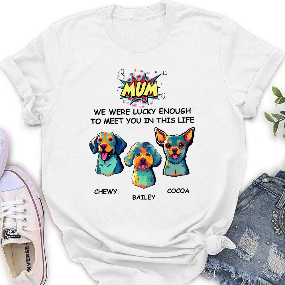 I Am Lucky Enough - Personalized Custom Women's T-shirt