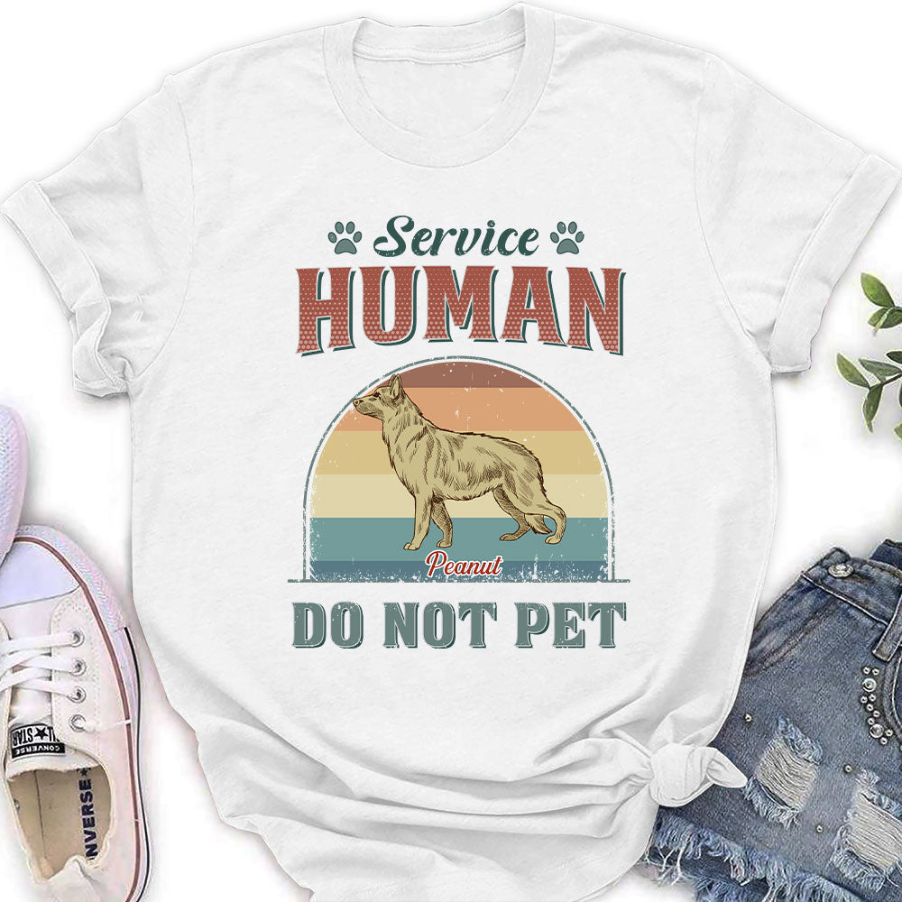 Service Human - Personalized Custom Women's T-shirt