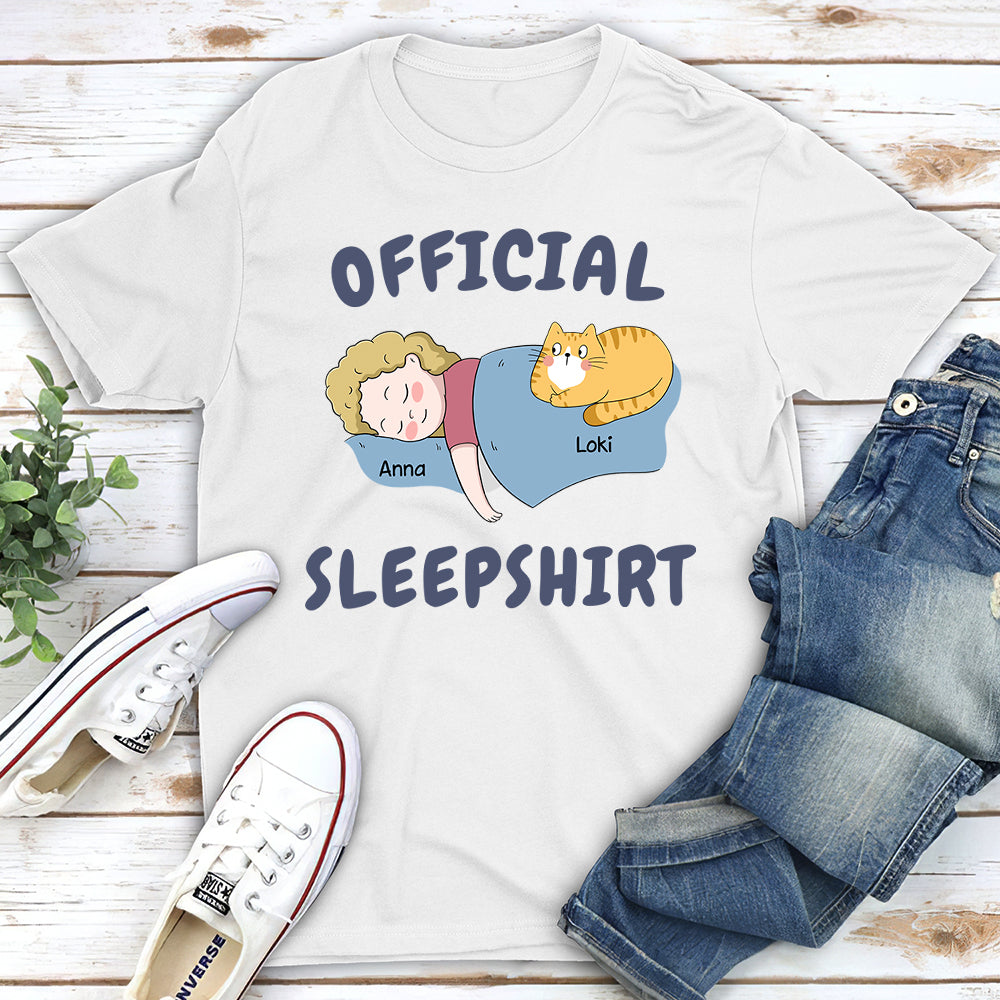 Cat Sleepshirt - Personalized Custom Unisex T-shirt