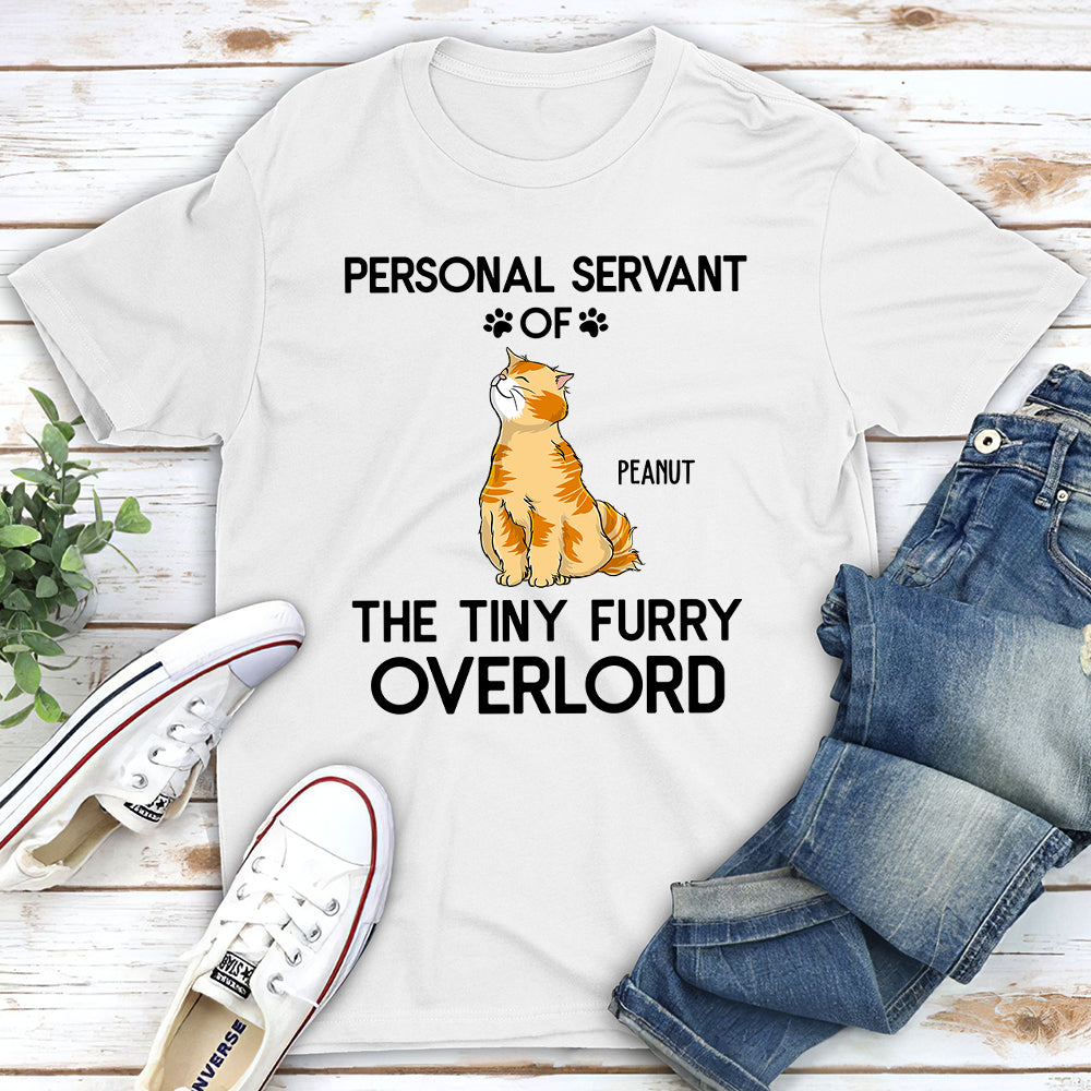 Purrsonal Servant - Personalized Custom Unisex T-shirt