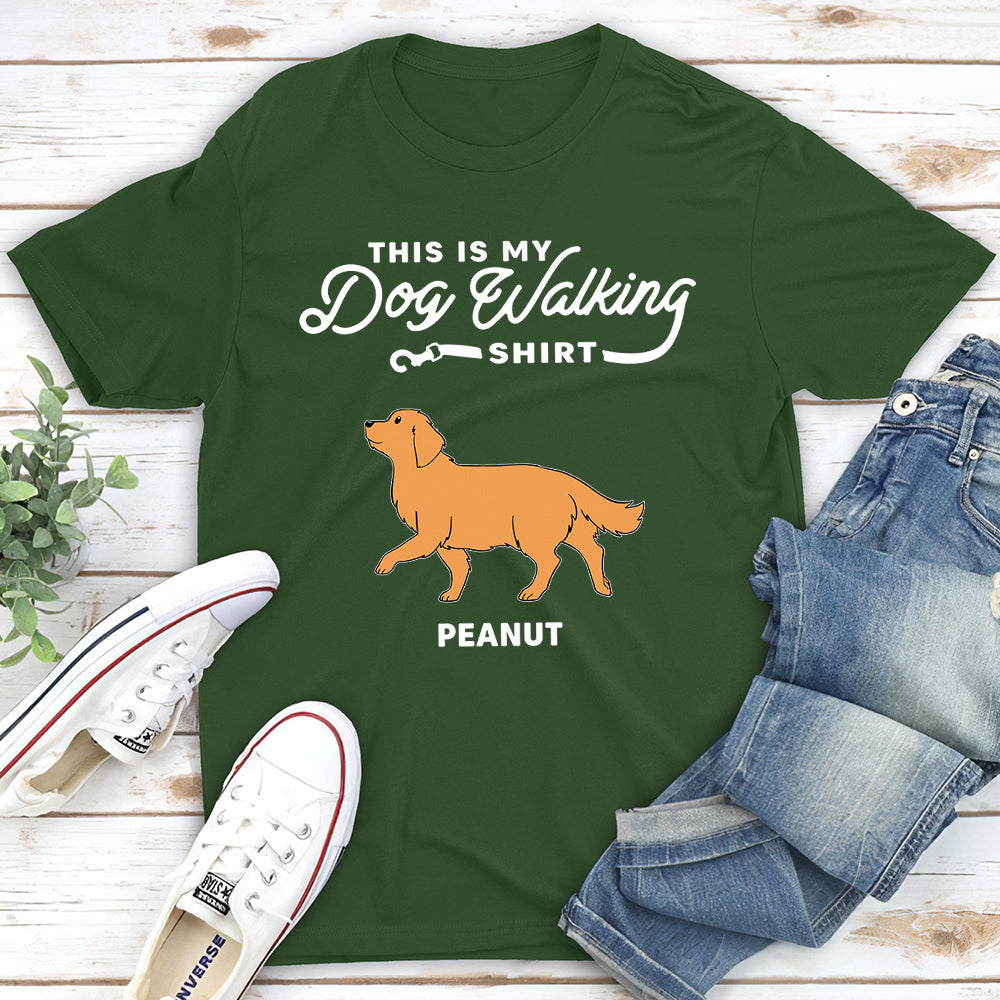 Walking Shirt - Personalized Custom Unisex T-shirt
