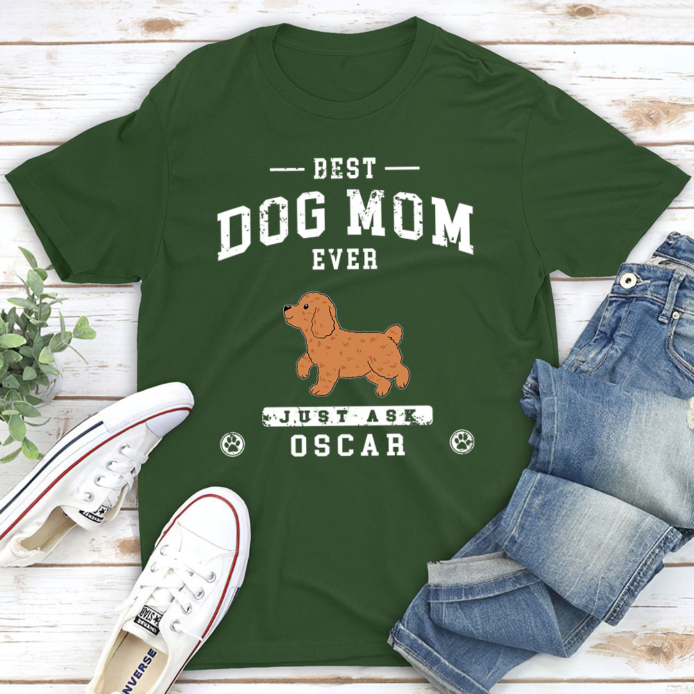 The Best Dog Dad - Personalized Custom Unisex T-shirt