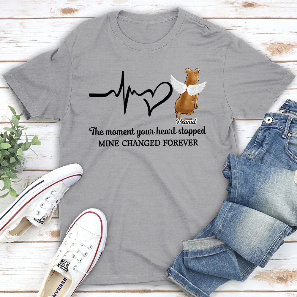The Moment Your Heart Stopped - Personalized Custom Premium T-shirt