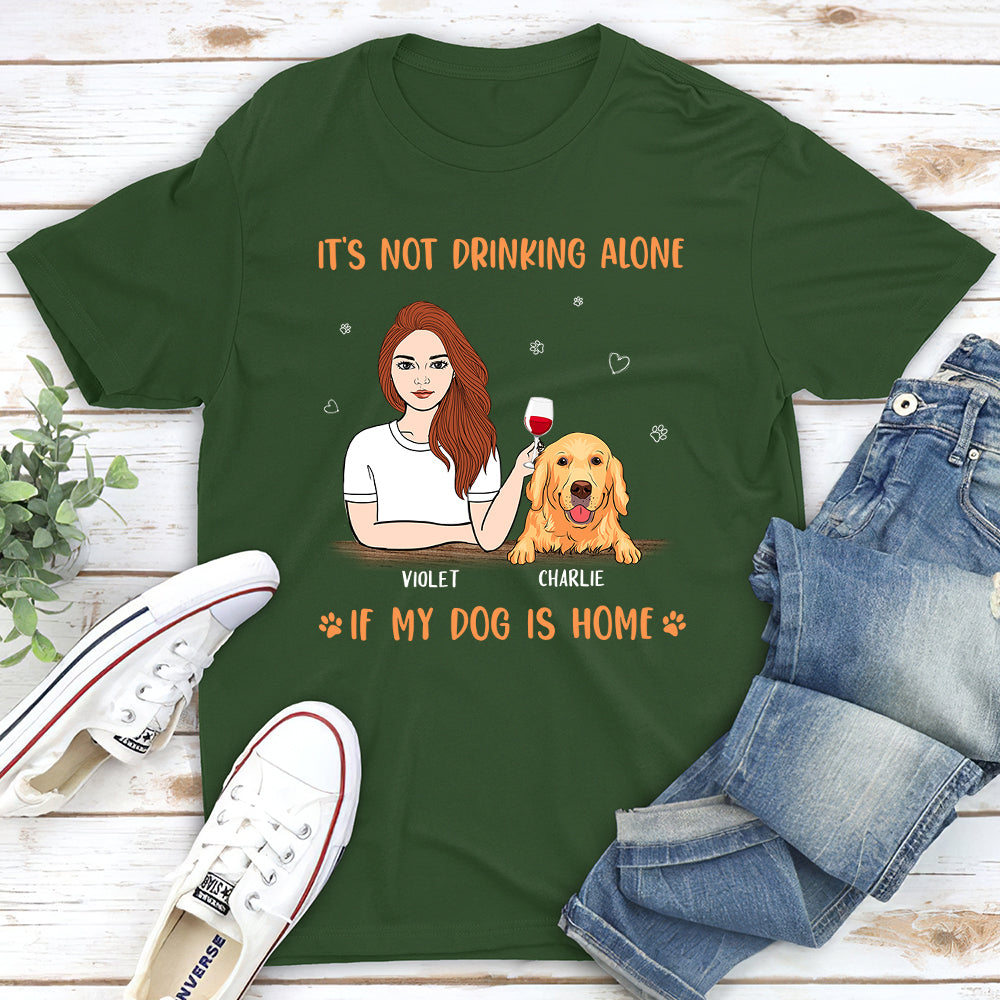 My Dog Is Home - Personalized Custom Unisex T-shirt