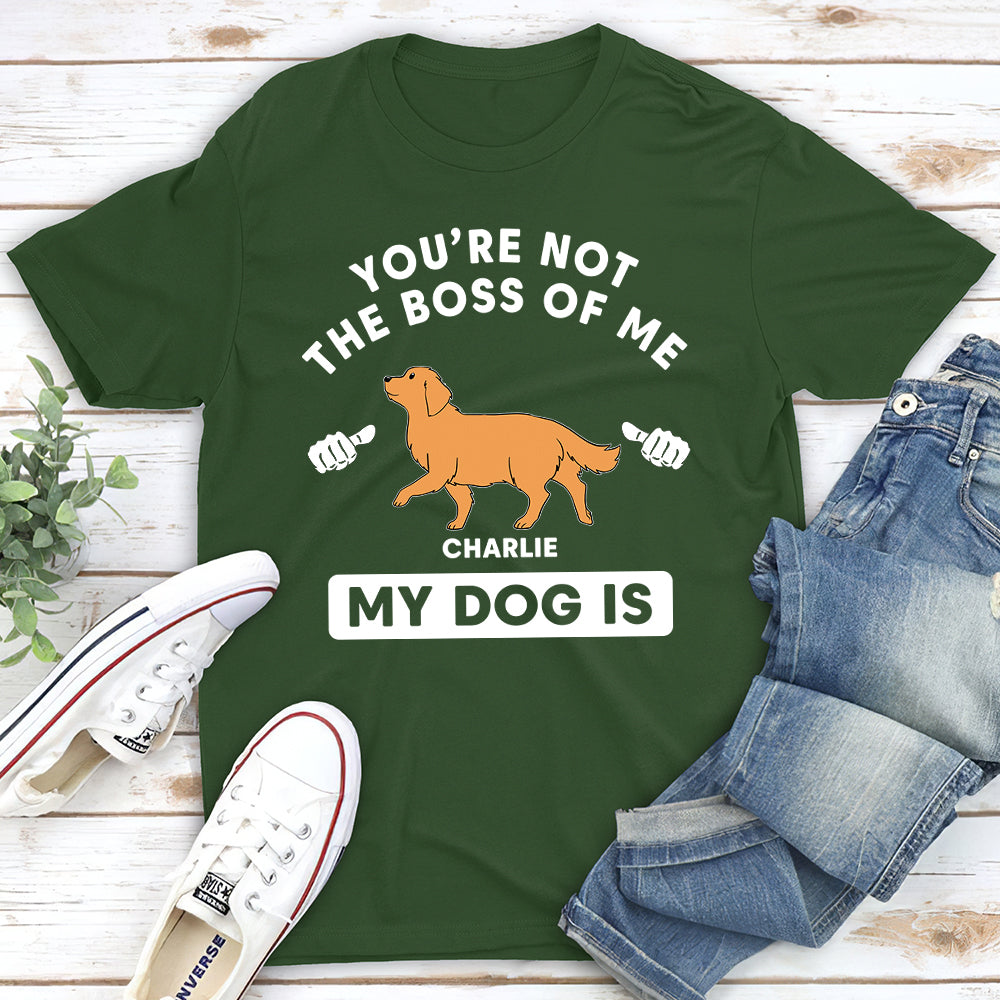 Not The Boss - Personalized Custom Unisex T-shirt