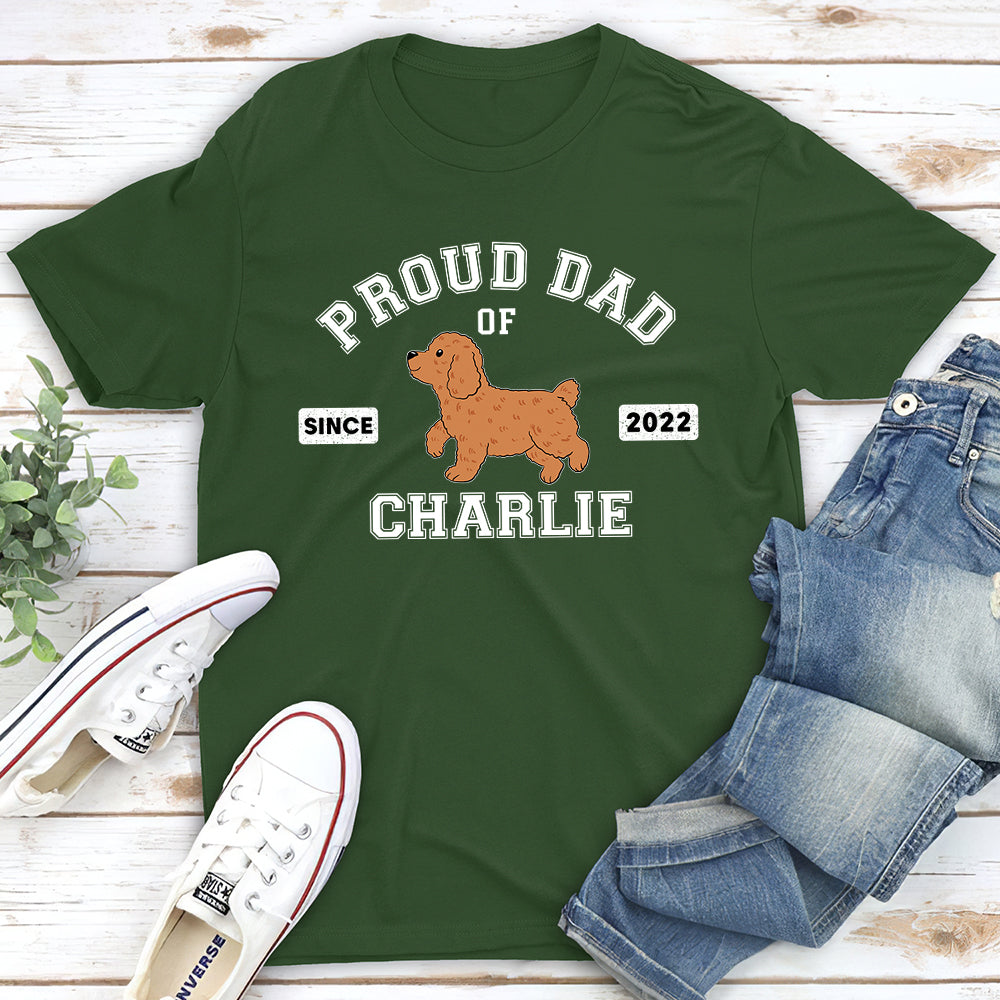 Proud Mom/Dad Walking - Personalized Custom Unisex T-shirt