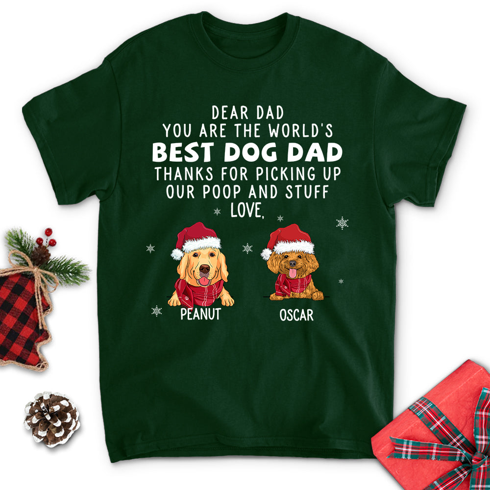 Thank You Dog Dad Mom - Personalized Custom Unisex T-shirt