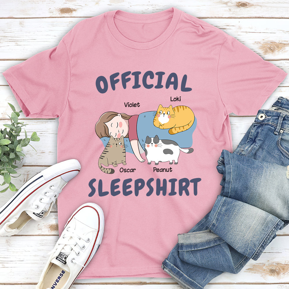 Cat Sleepshirt - Personalized Custom Unisex T-shirt