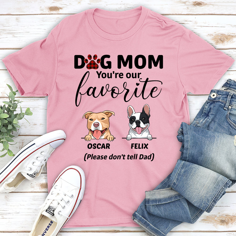 Mom, My Favorite - Personalized Custom Unisex T-shirt