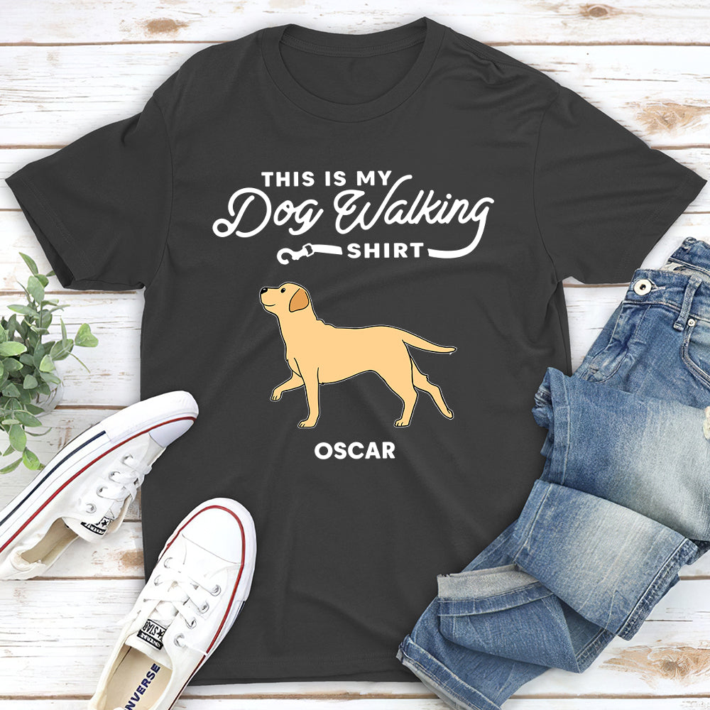 Walking Shirt - Personalized Custom Unisex T-shirt