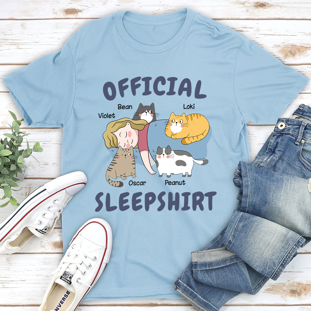 Cat Sleepshirt - Personalized Custom Unisex T-shirt