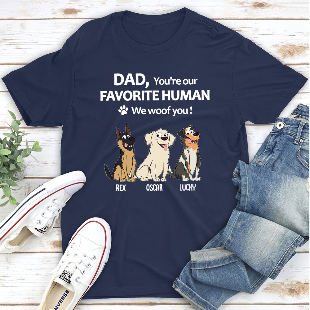 To My Favorite Human 2 - Personalized Custom Unisex T-shirt