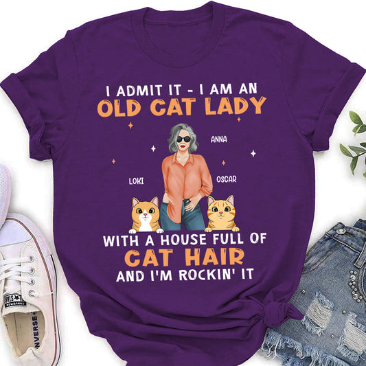 Rockin' Cat Lady Life - Personalized Custom Unisex T-shirt