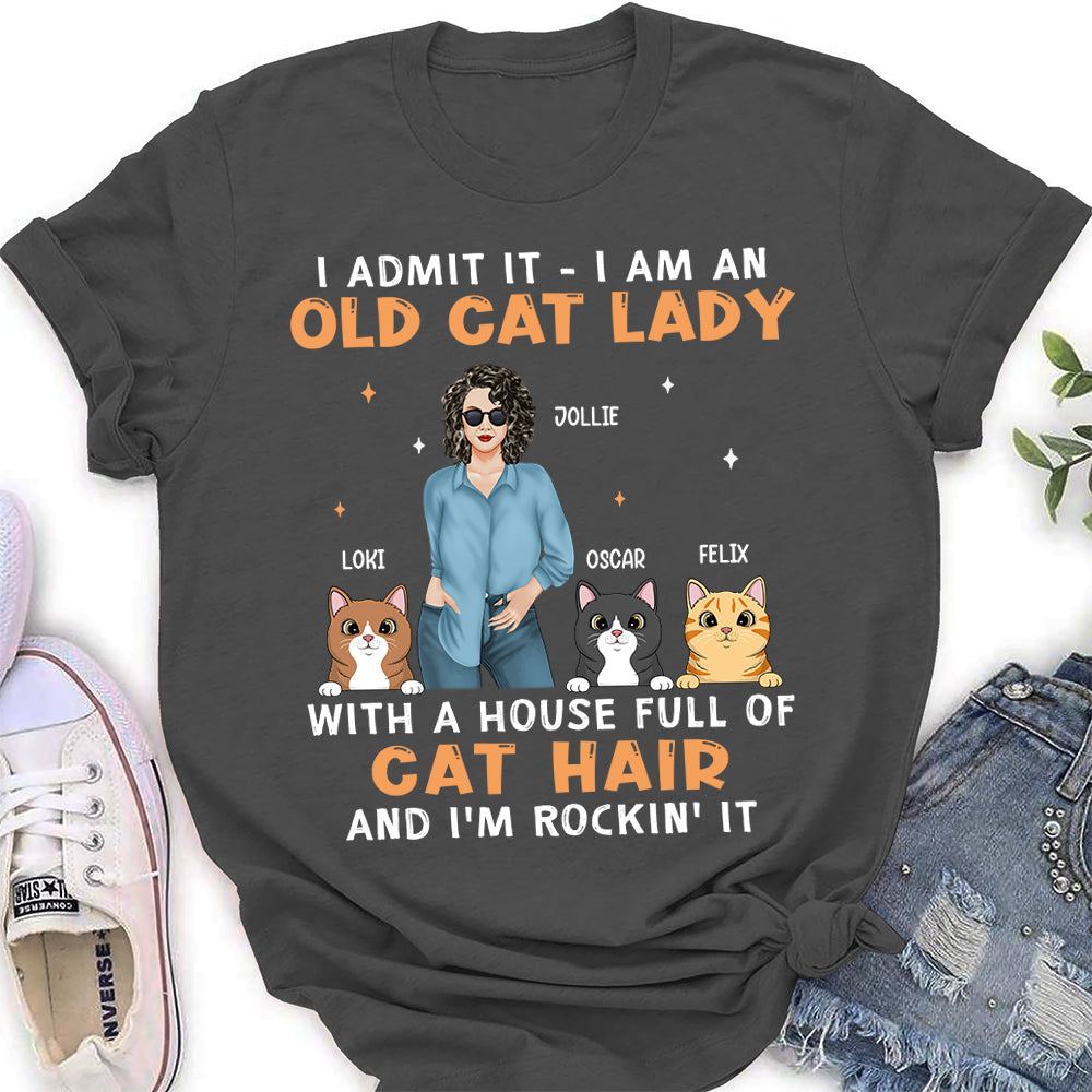 Rockin' Cat Lady Life - Personalized Custom Unisex T-shirt