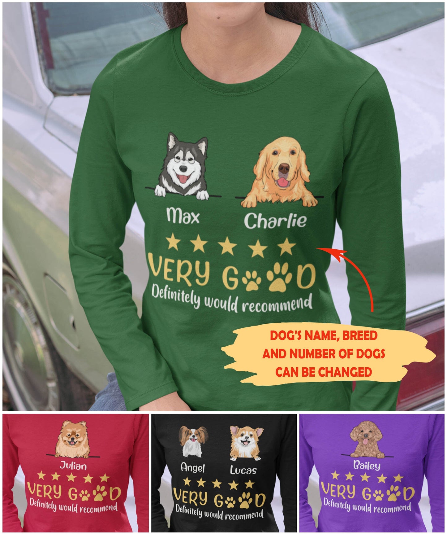 Very Good, Would Recommend - Personalized Custom Classic Long Sleeve T-shirt