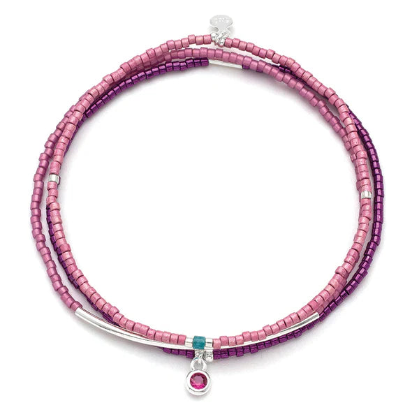 Bracelet-Tonal Chromacolor Miyuki Trio