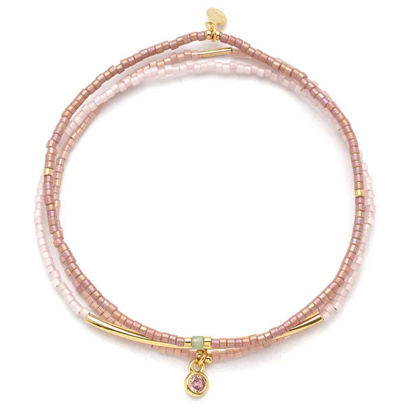 Bracelet-Tonal Chromacolor Miyuki Trio