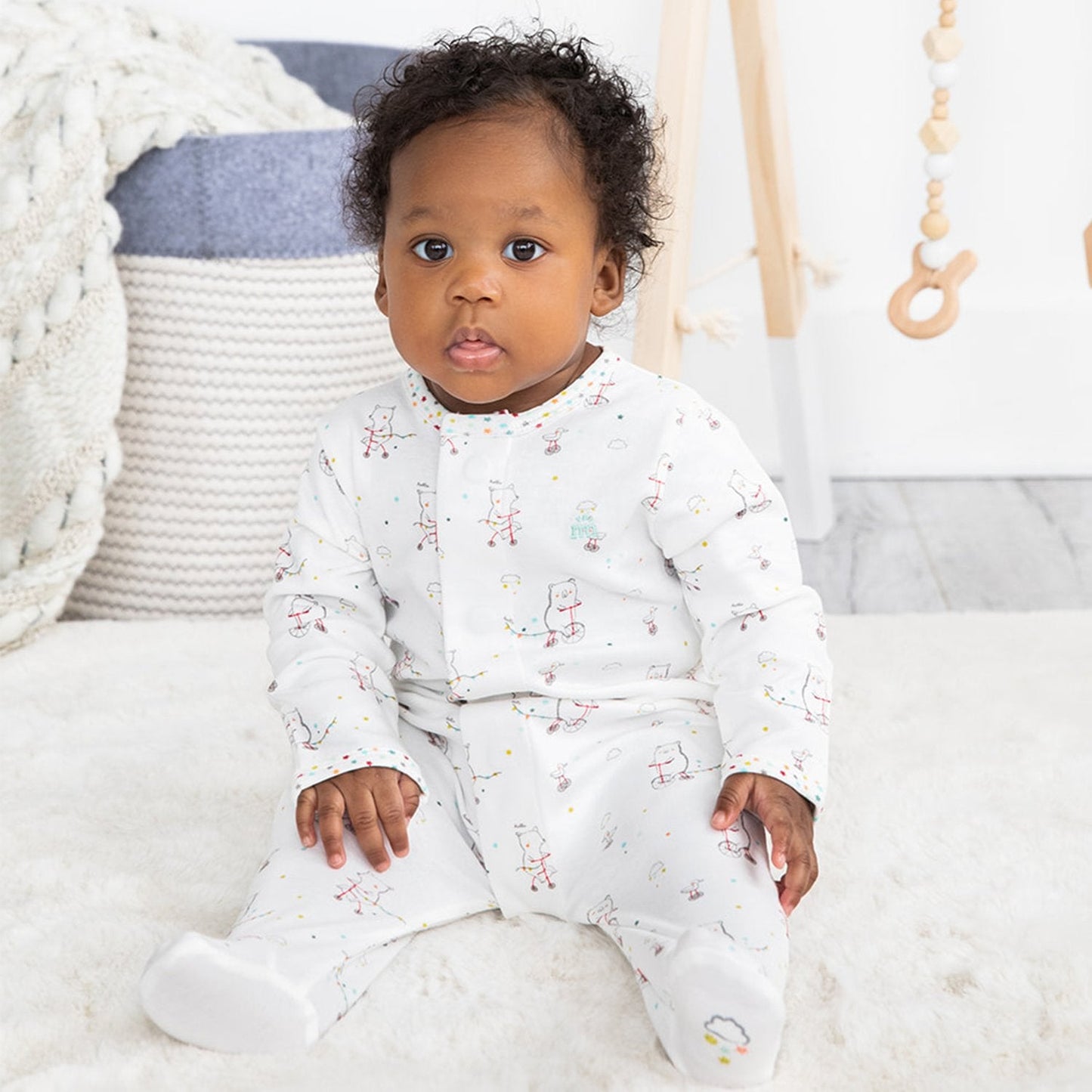 Magnetic Me Welcome Baby Organic Cotton Magnetic Footie