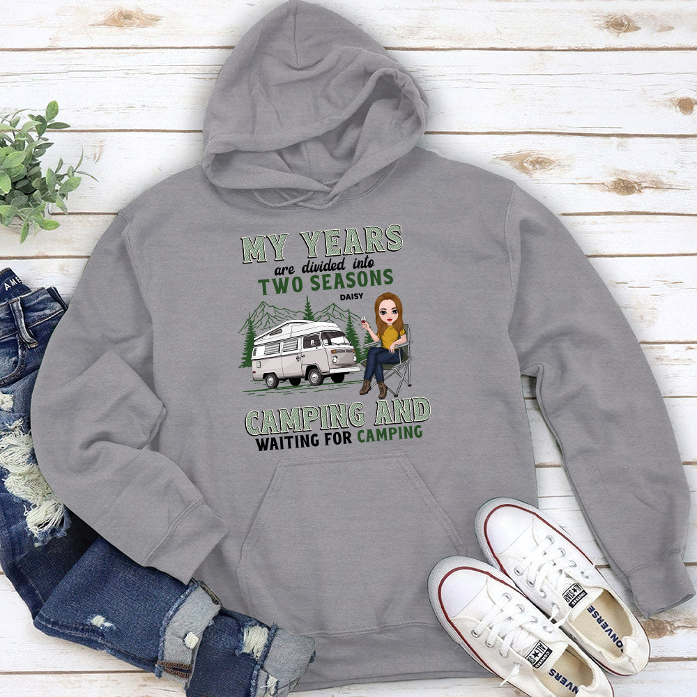 Years Of Camping - Personalized Custom Hoodie