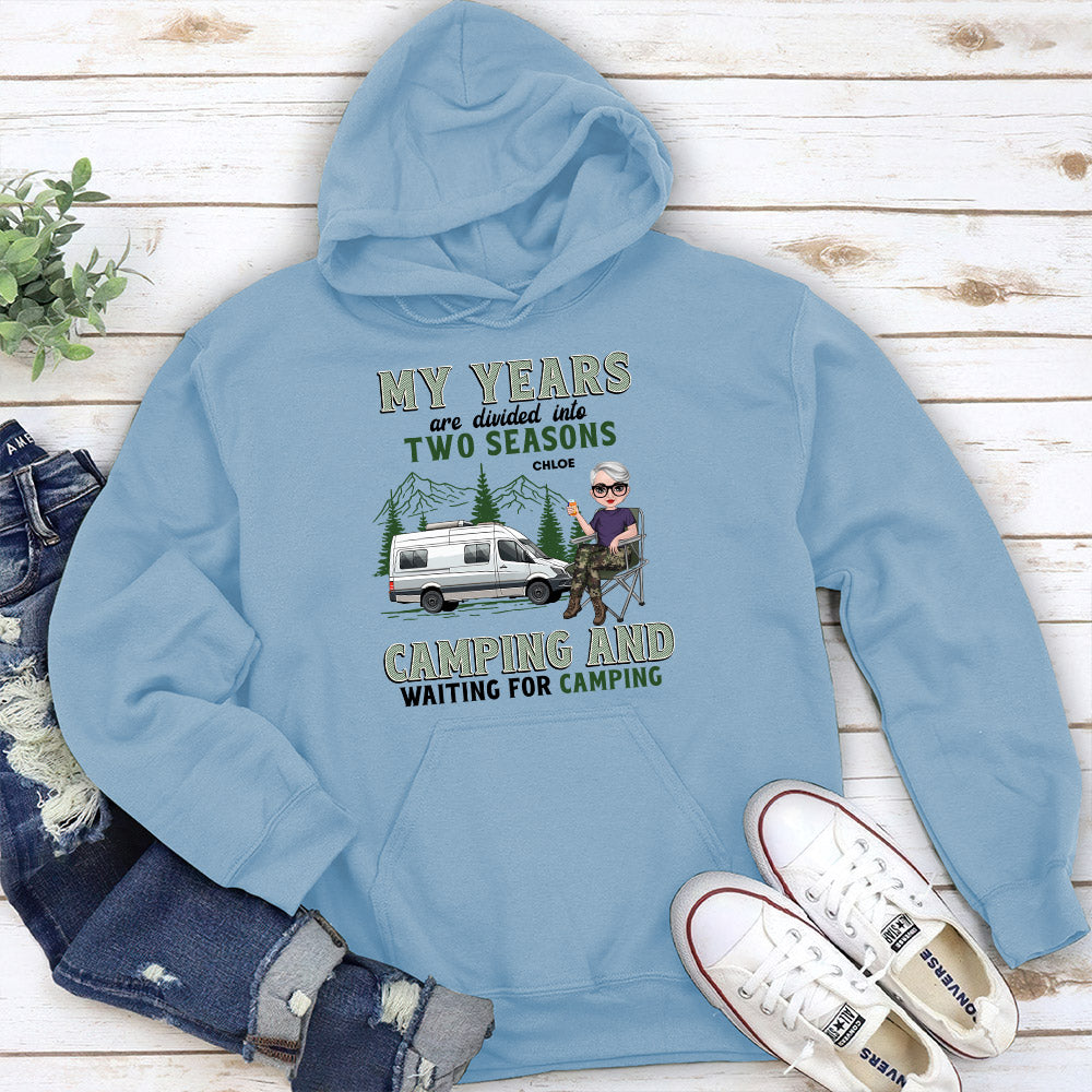 Years Of Camping - Personalized Custom Hoodie