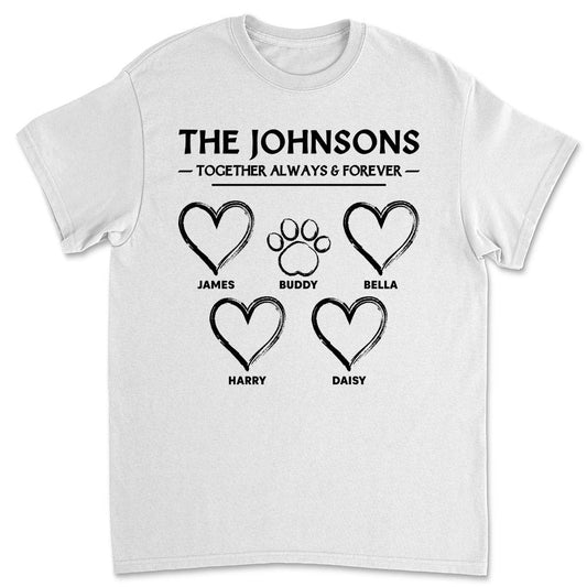 The Family Together - Personalized Custom Unisex T-shirt