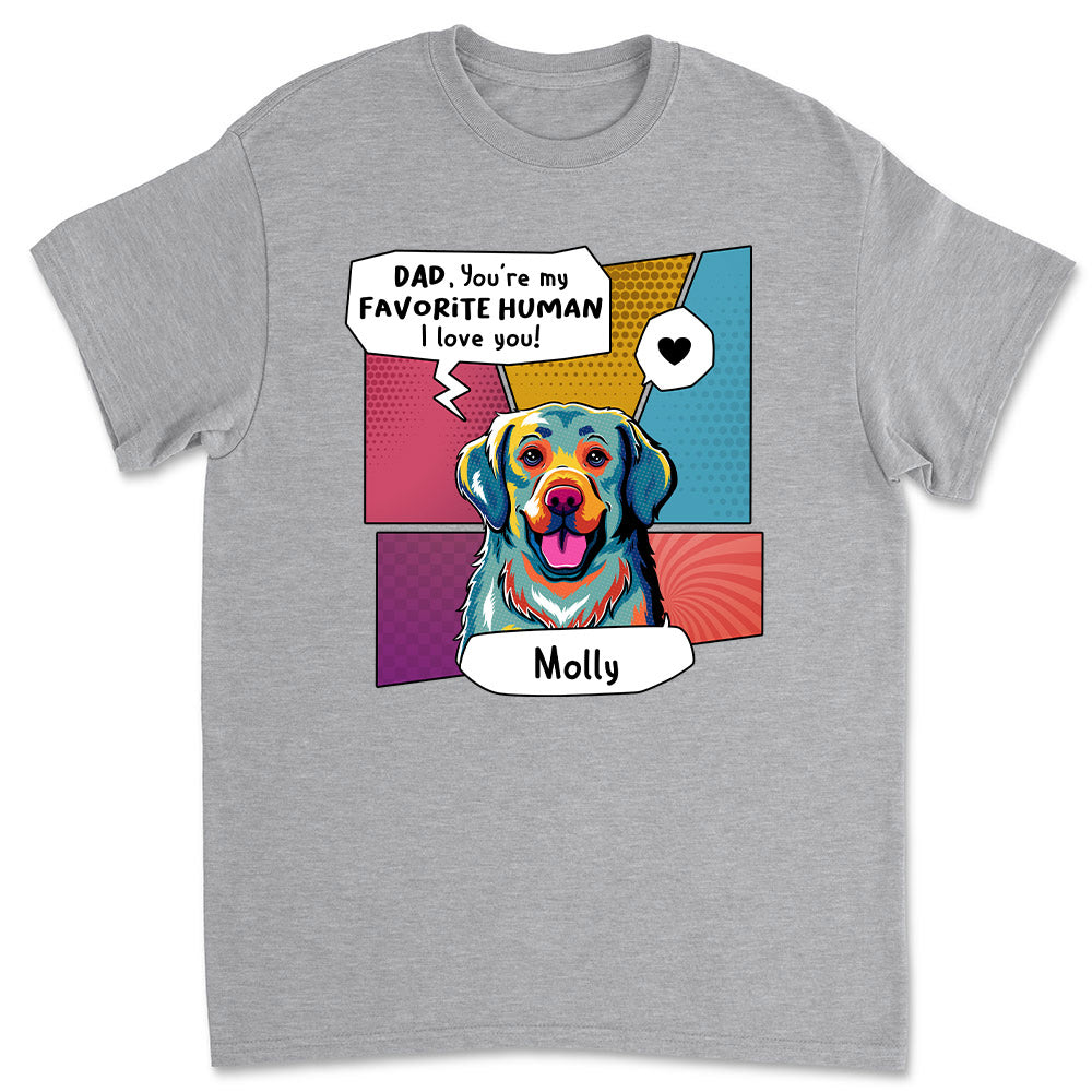 Pop Art Favorite Human - Personalized Custom Unisex T-shirt