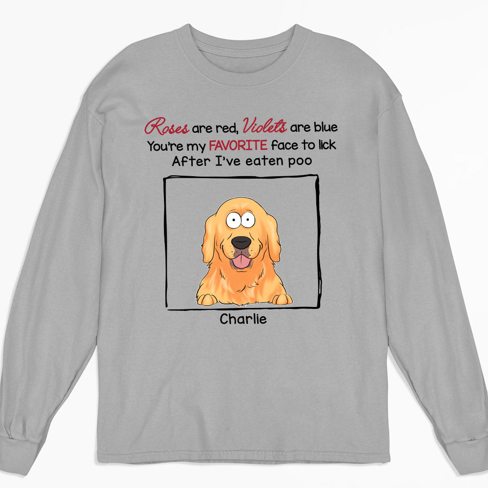 After Eaten Poo - Personalized Custom Long Sleeve T-shirt