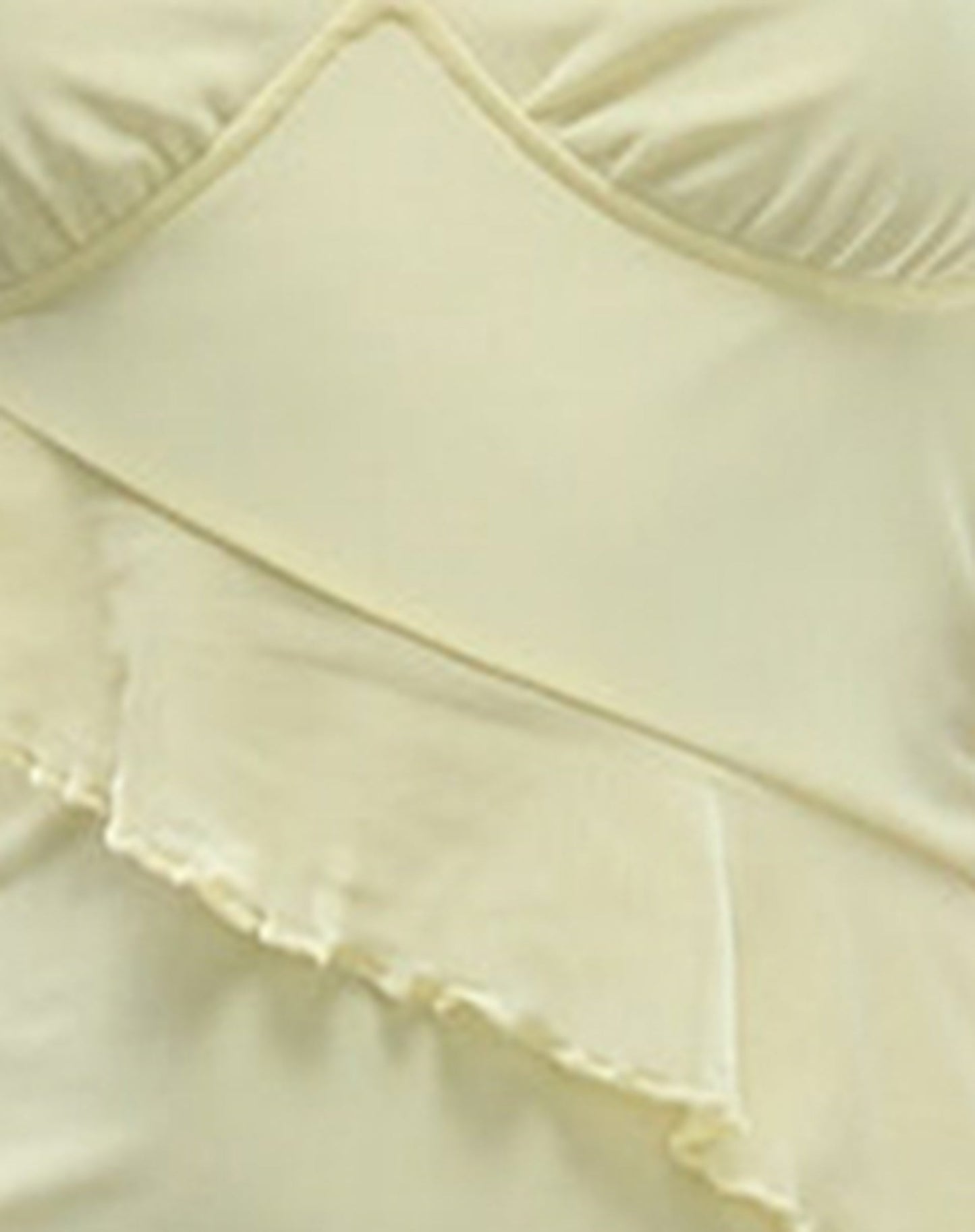 Jacy Ruffle Midi Dress in Mesh Lemon