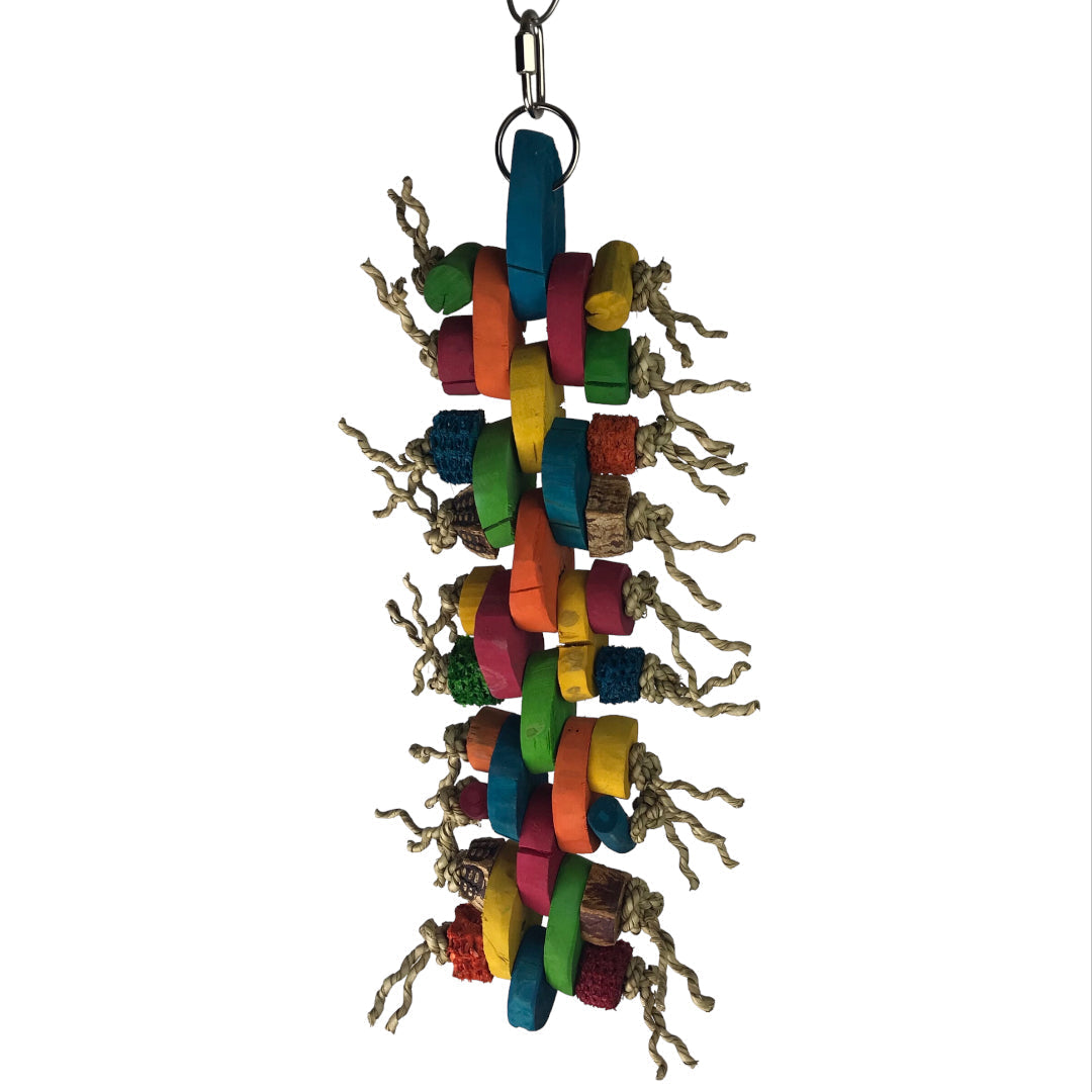 Ninos Java Caterpillar Toy for Birds Large