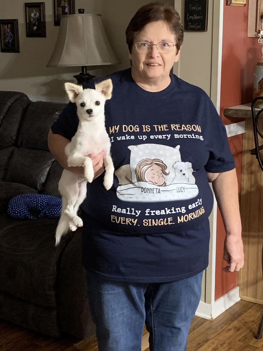 My Dog Is The Reason - Personalized Custom Unisex T-shirt