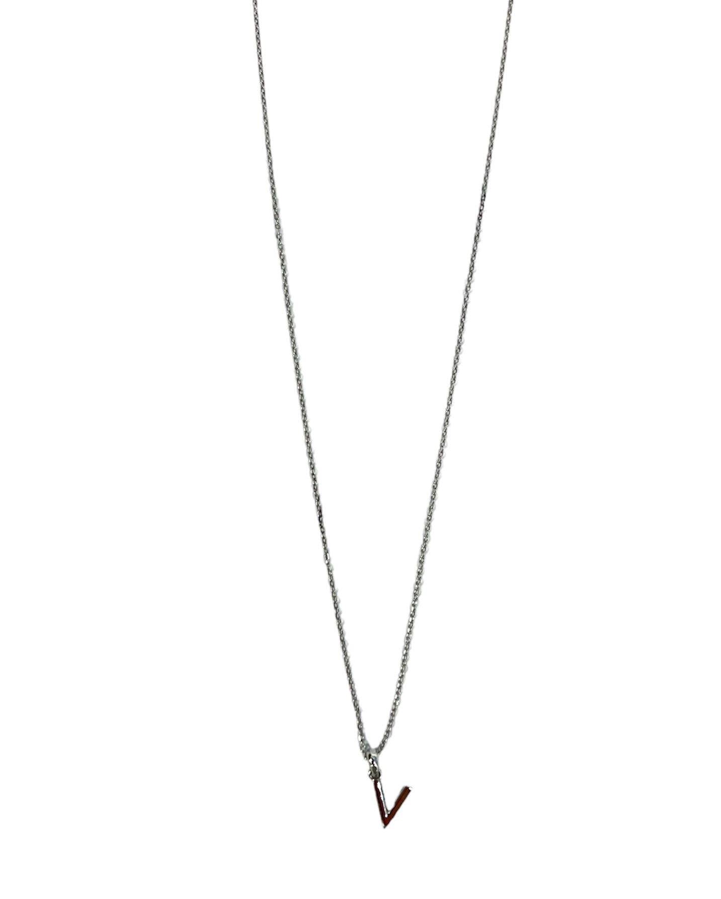 Luka Silver- .925 Necklace Letter "V"