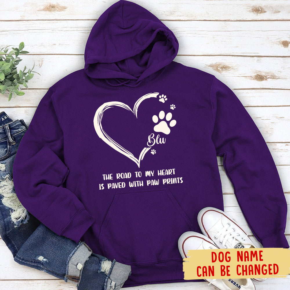 The Road To Heart - Personalized Custom Hoodie