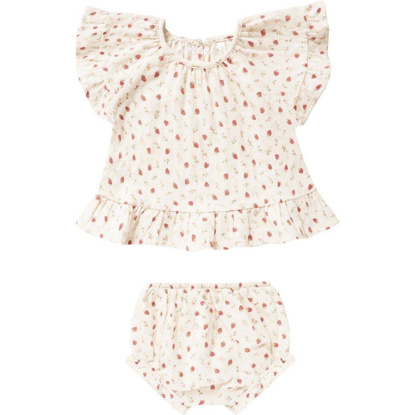 Rylee + Cru Butterfly Top + Bloomer Set | Strawberry Fields