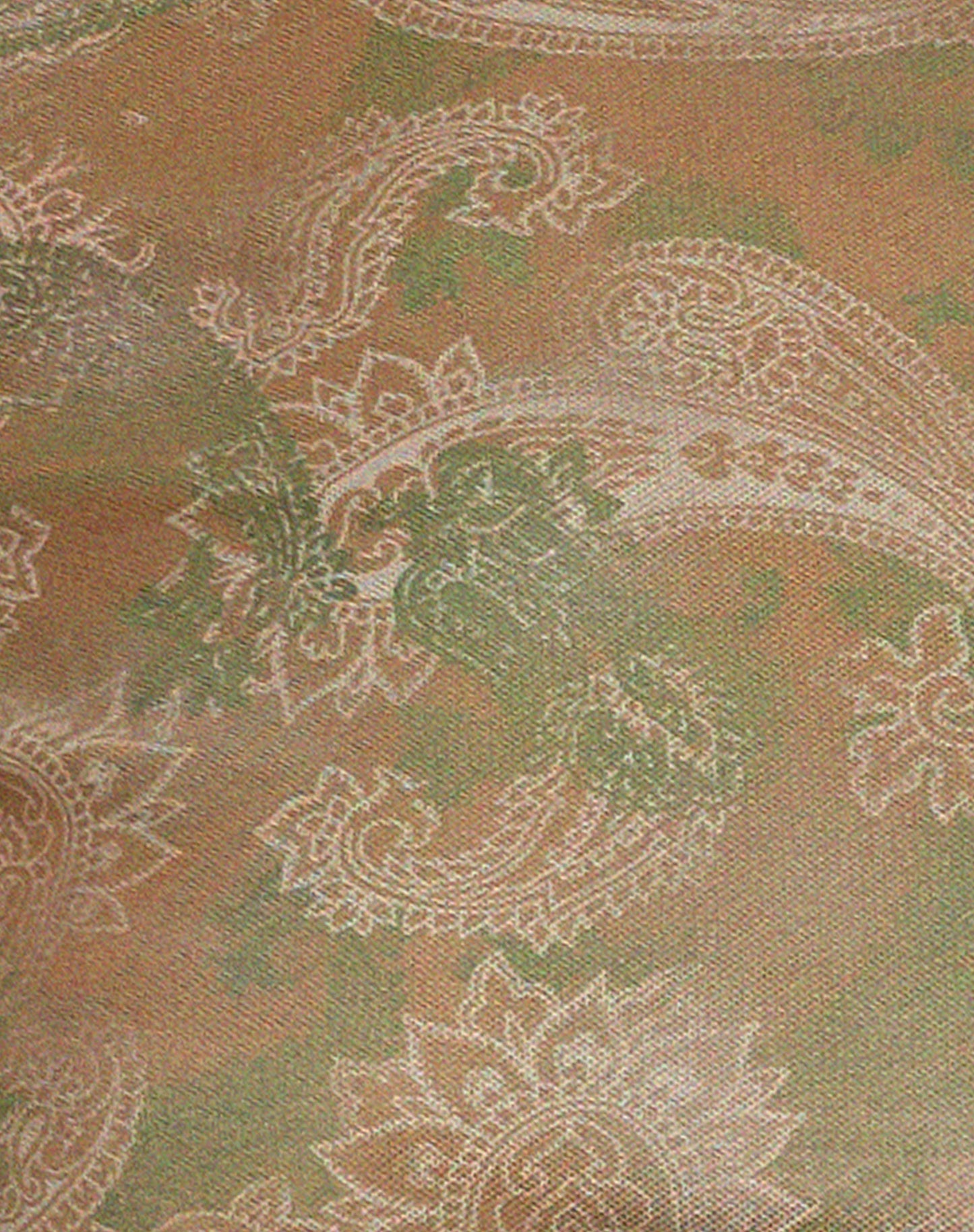 Sevila Long Sleeve Mini Dress in Mesh Tonal Paisley Green