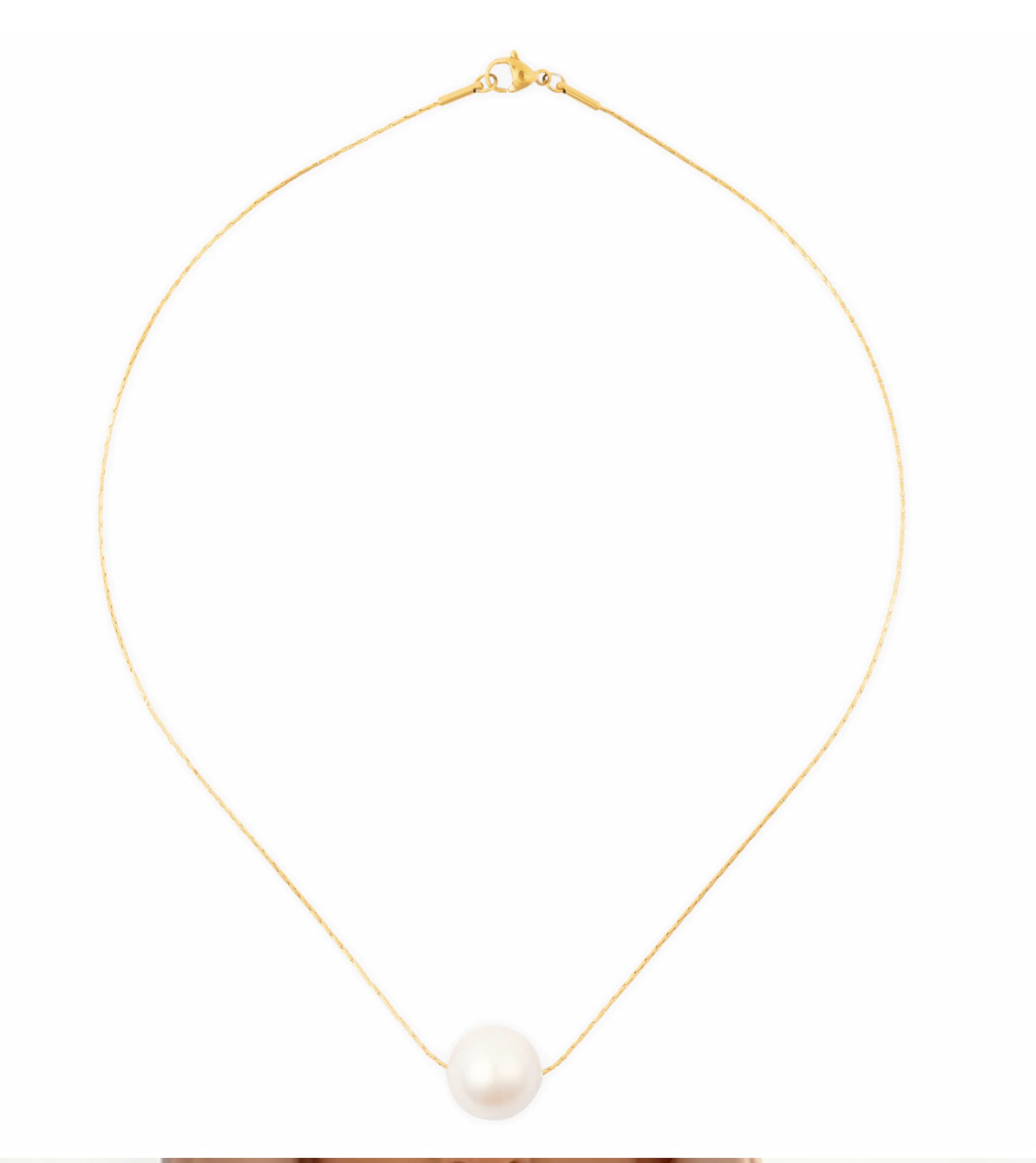 Coco Pearl Gold Necklace