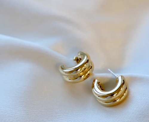 Katie Waltman Earrings-Gold