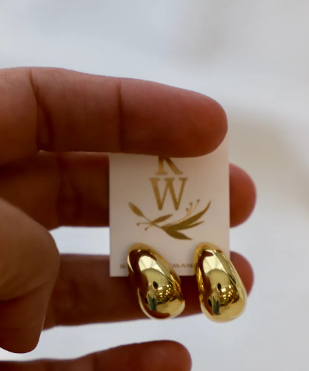 Katie Waltman Earrings-Gold