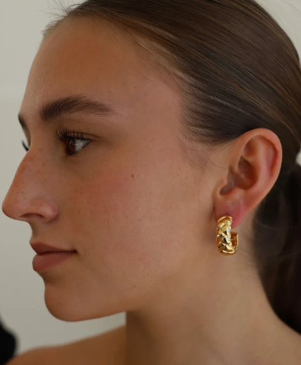 Katie Waltman Earrings-Gold