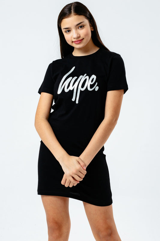 HYPE GLITTER GIRLS T-SHIRT DRESS