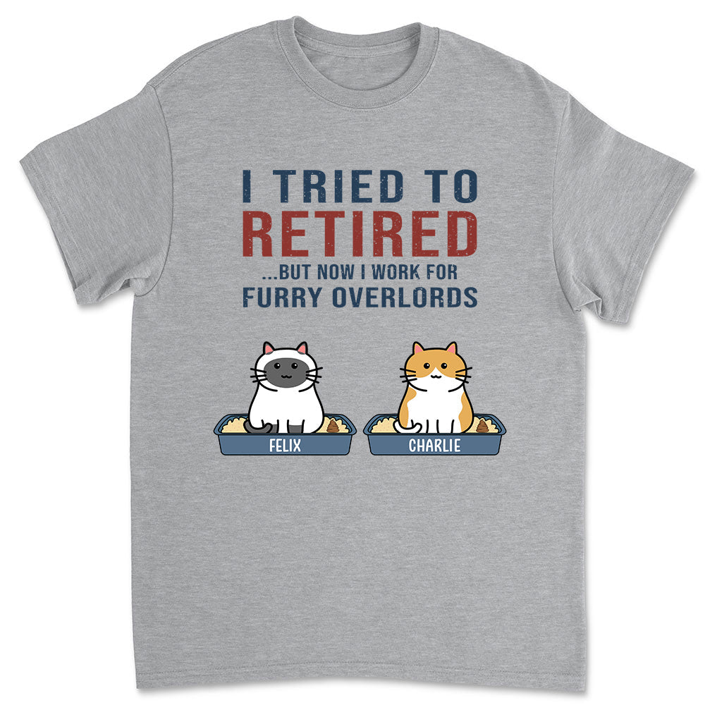 Work For Furry Overlords - Personalized Custom Unisex T-shirt