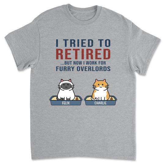 Work For Furry Overlords - Personalized Custom Unisex T-shirt