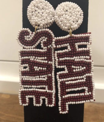 Hail State Earrings