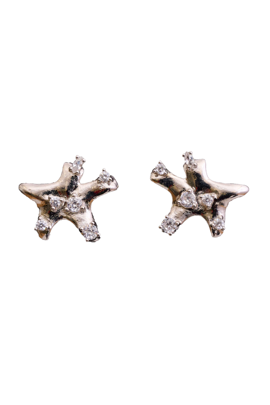 CRYSTAL CLEAR ESTRELLA STUDS