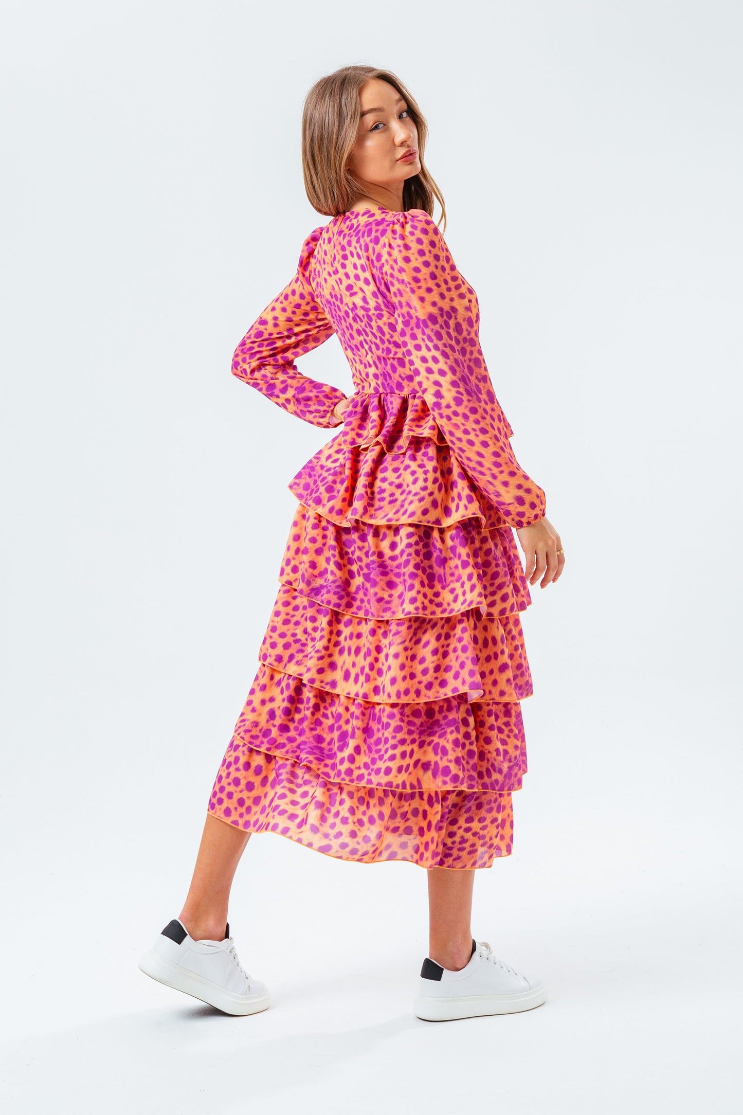 HYPE CHEETAH WOMEN'S MIDI DRESS