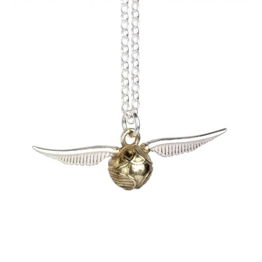 Golden Snitch Harry Potter Sterling Silver Necklace