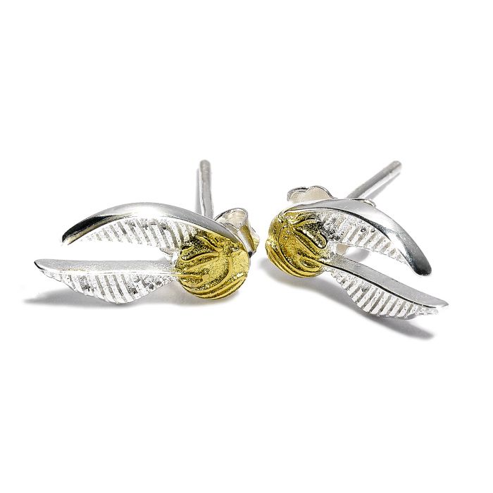 Golden Snitch (Harry Potter) Sterling Silver Stud Earrings