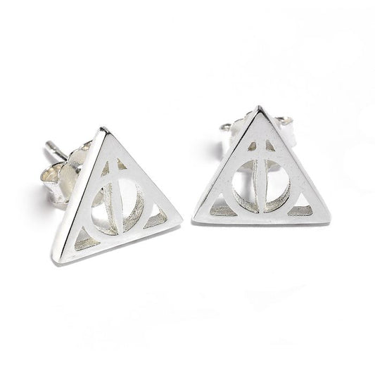 Deathly Hallows Harry Potter Sterling Silver Stud Earrings