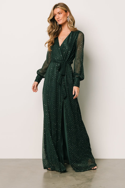 Abigail Sparkle Gown | Emerald - Baltic Born