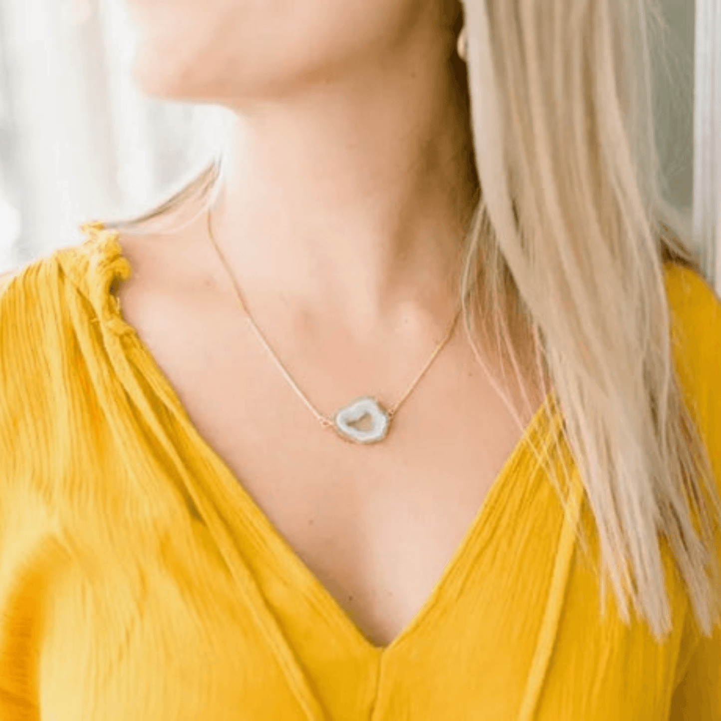 Adjustable Bolo Necklace - Sea Green Designs